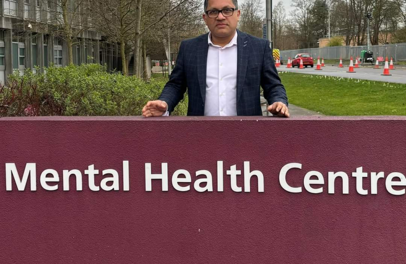 Abbas Merali visit to the Northwick Park Mental Health Center