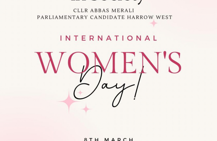 Abbas Merali celebrates International Women's Day