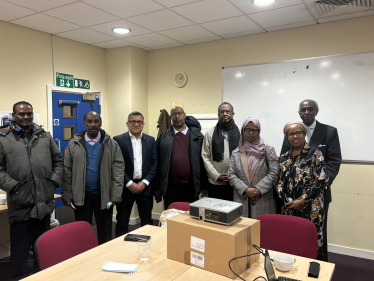 Abbas Merali visit to mental health educational workshop organised by Mind in Harrow Hayaan Somali Mental Health Project in Wealdstone library